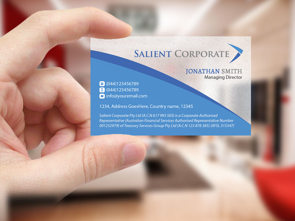 Business Card Design by Creations Box 2015 for this project | Design #14683665