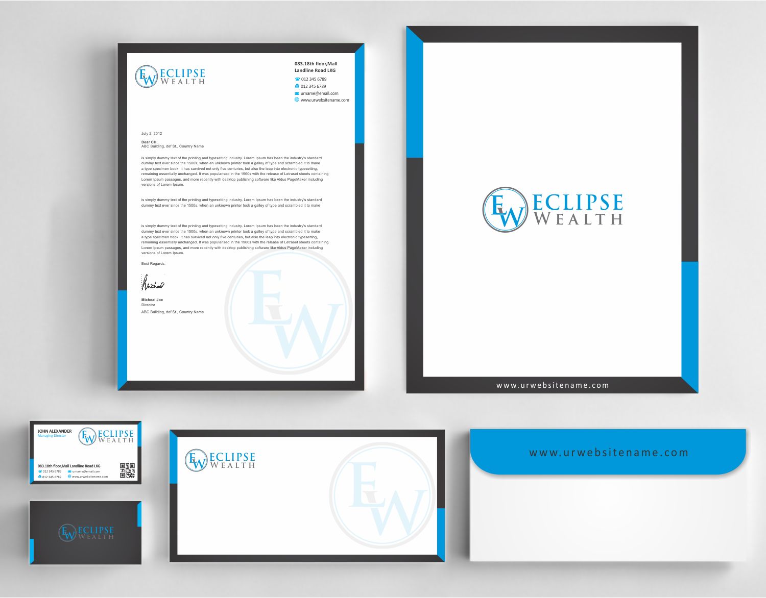 Stationery Design by AwsomeD for Robson Accounting  | Design #14677048