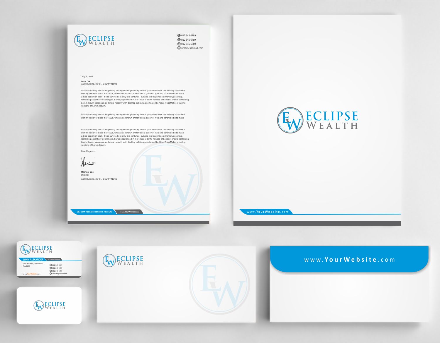 Stationery Design by AwsomeD for Robson Accounting  | Design #14677050