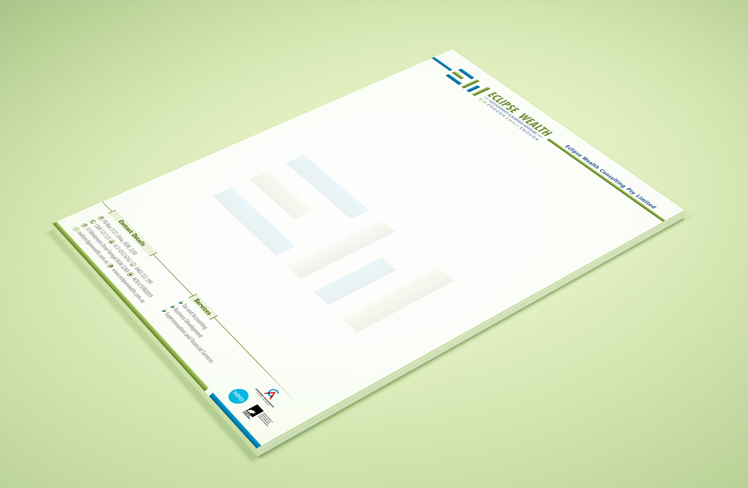 Stationery Design by Petter Goms for Robson Accounting  | Design #14677960