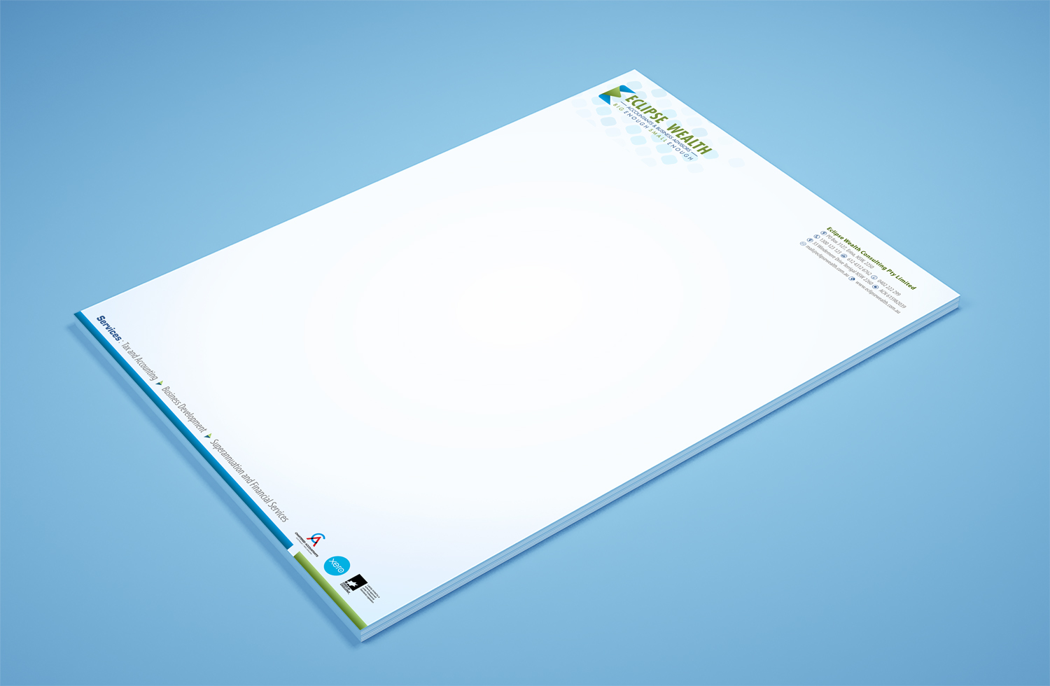 Stationery Design by Petter Goms for Robson Accounting  | Design #14678653