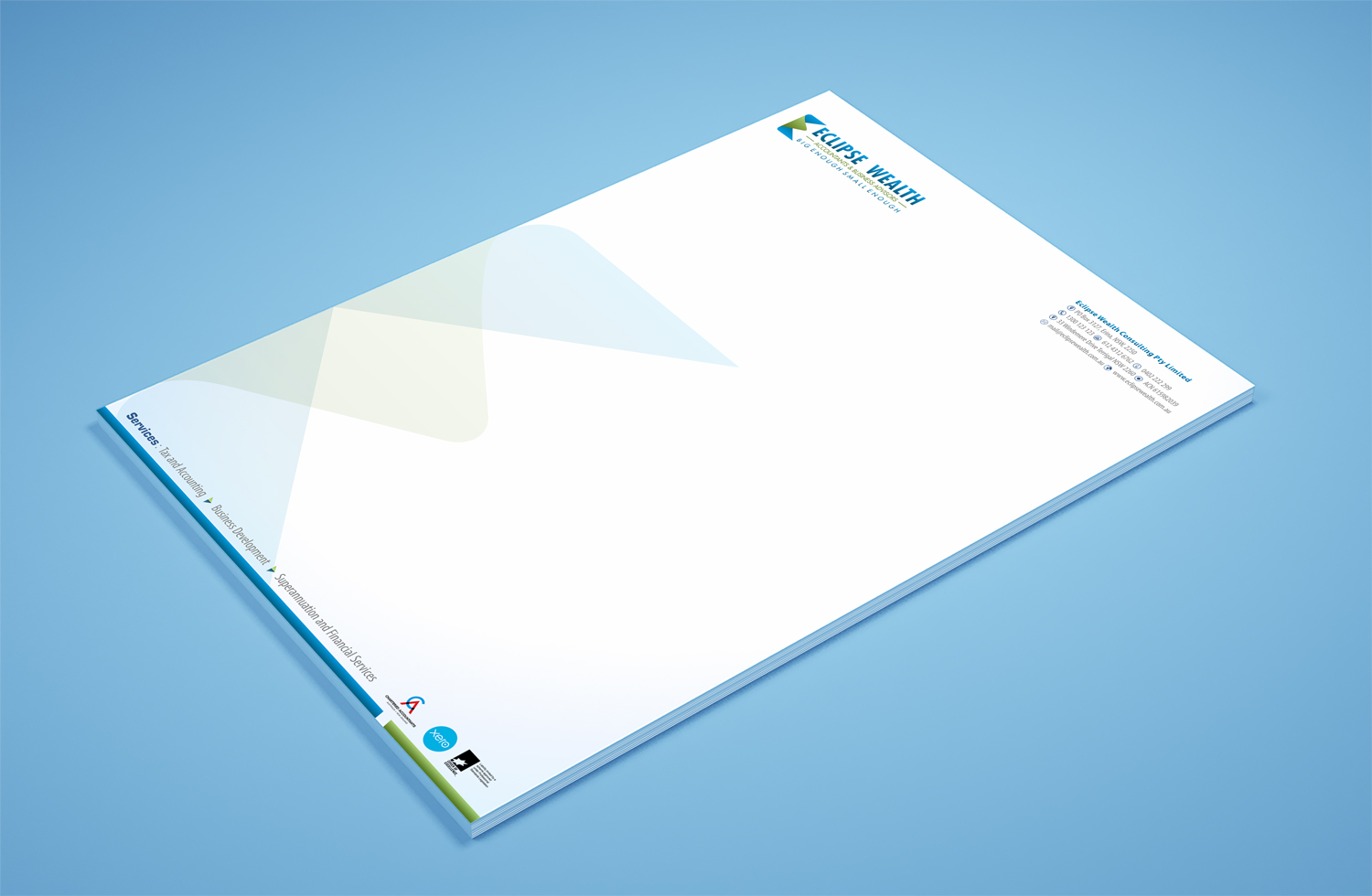 Stationery Design by Petter Goms for Robson Accounting  | Design #14678965