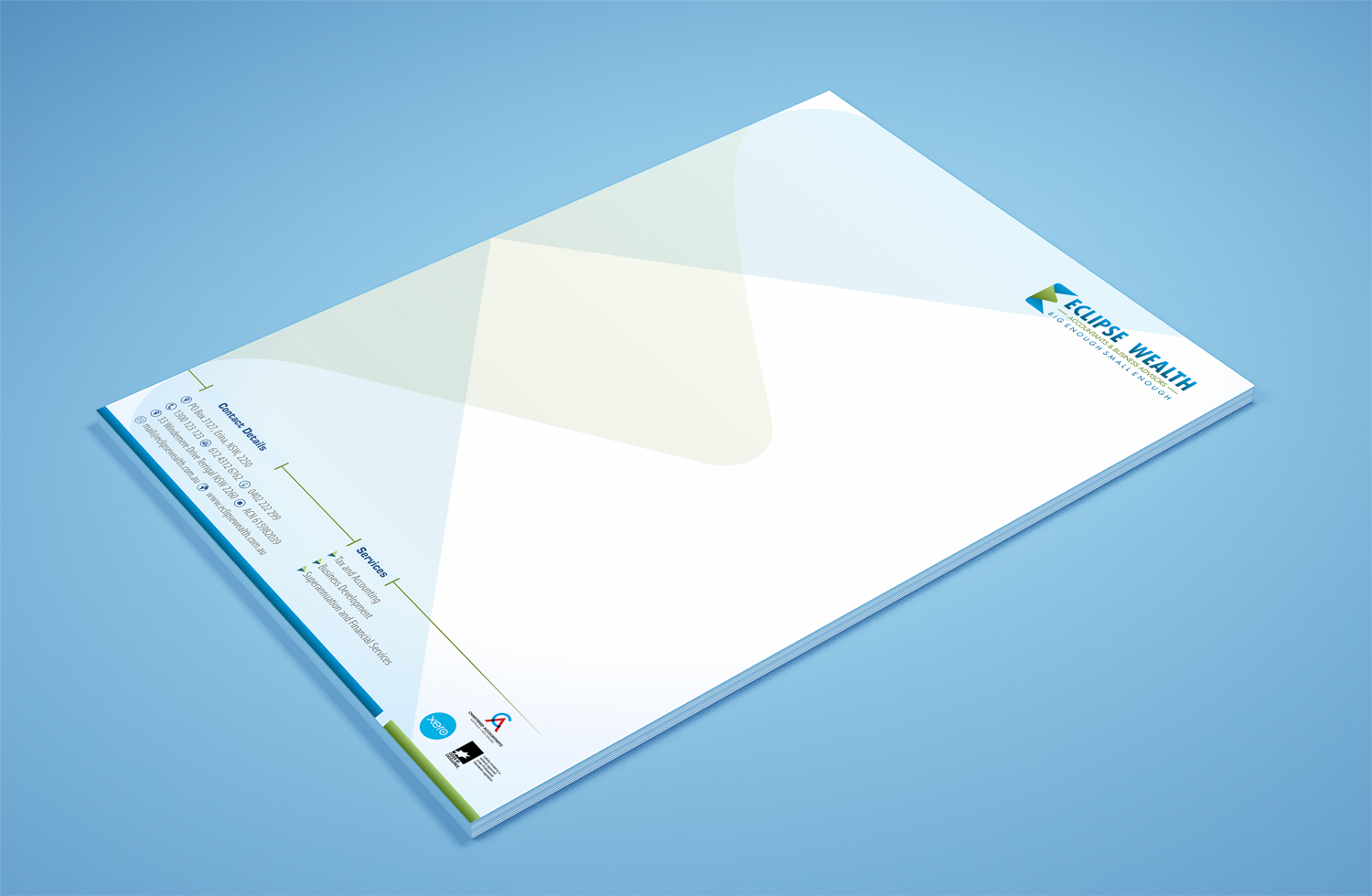 Stationery Design by Petter Goms for Robson Accounting  | Design #14679068