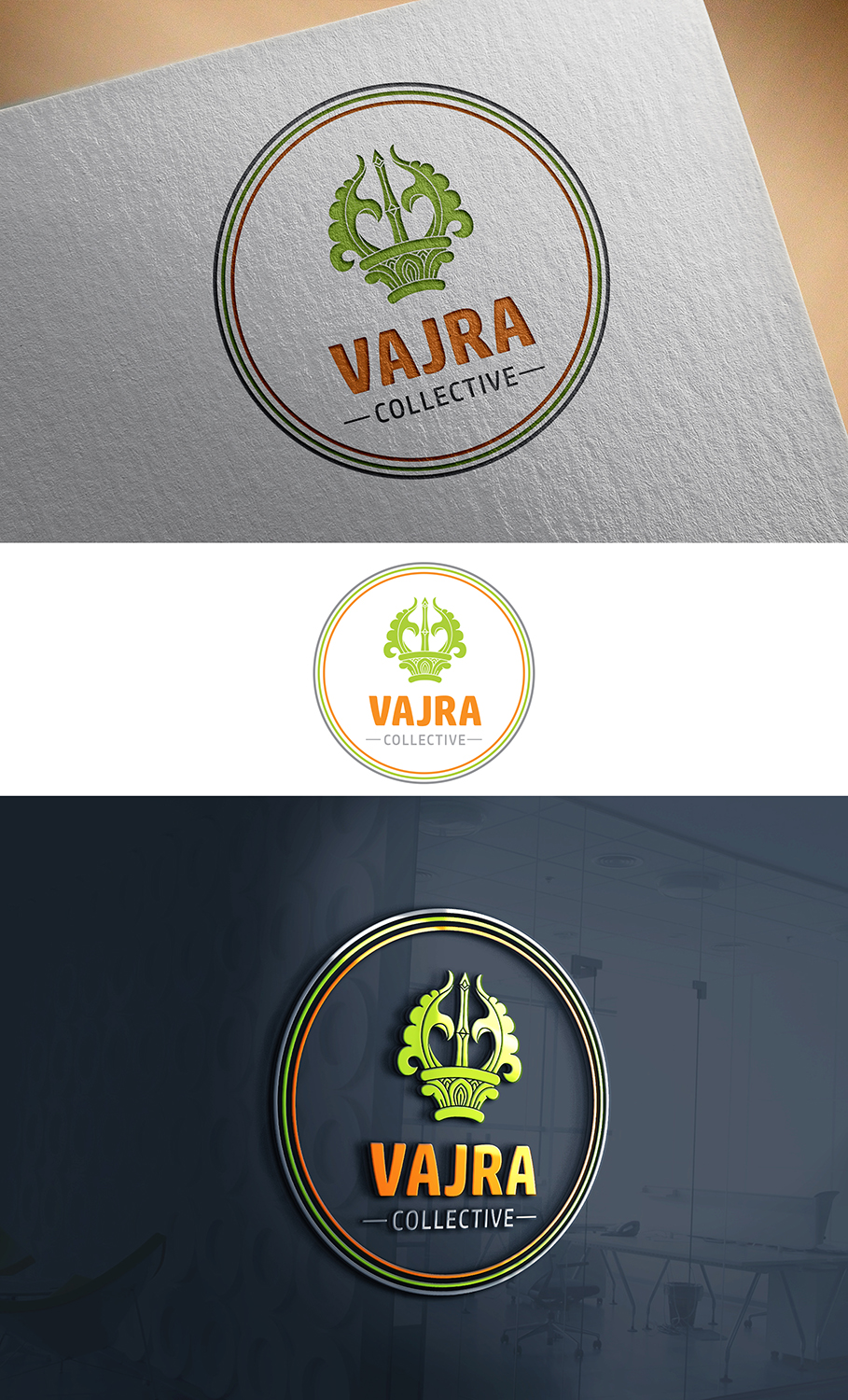Logo Design by Anooshaa for Vajra Collective | Design #14843421