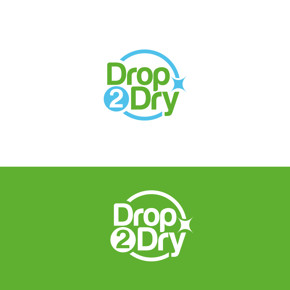 Logo Design by Sujit Banerjee for Drop2Dry | Design #14679913