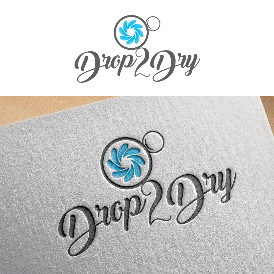 Logo Design by Tyler Blake Designs for Drop2Dry | Design #14678932
