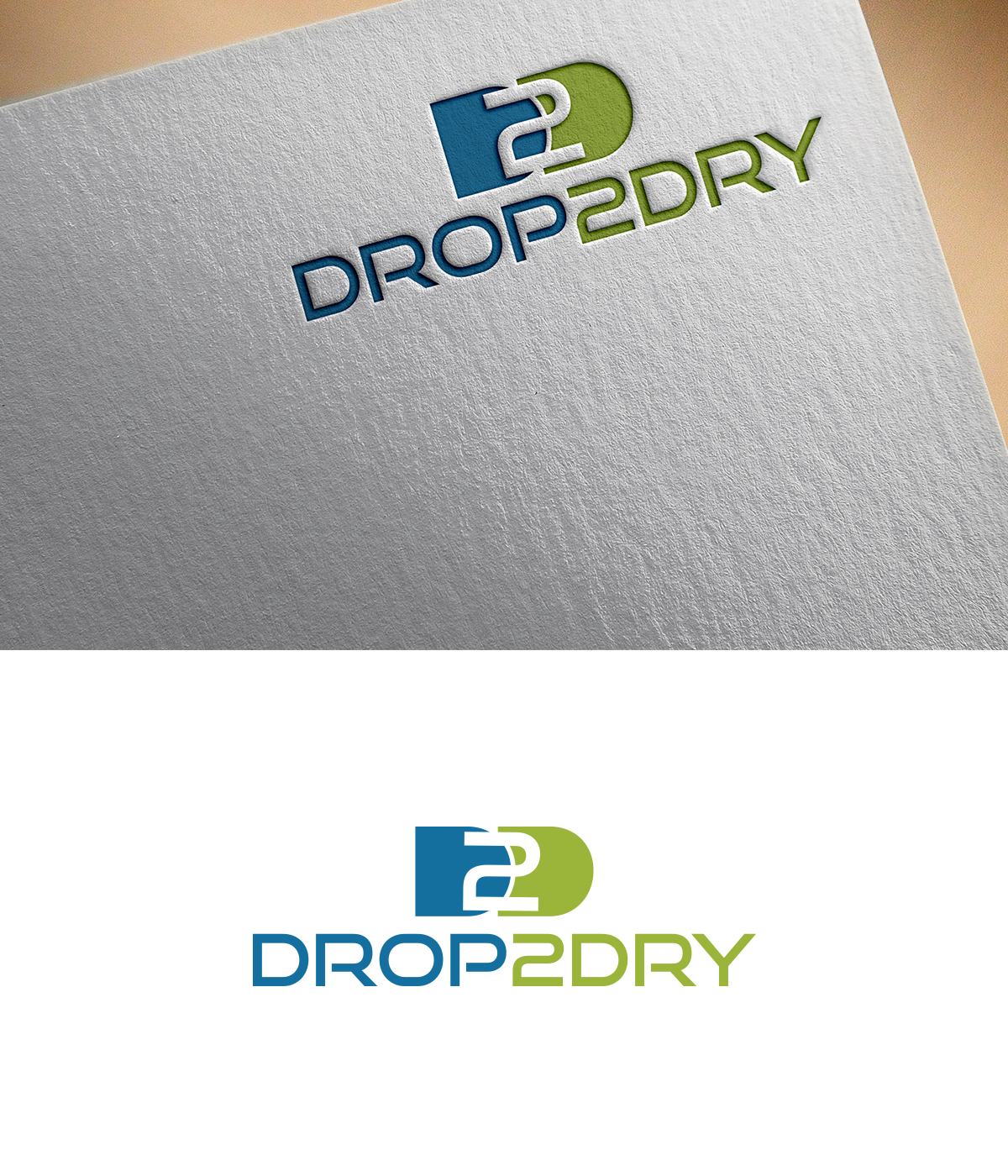 Logo Design by saeinpahore41504 for Drop2Dry | Design #14686763