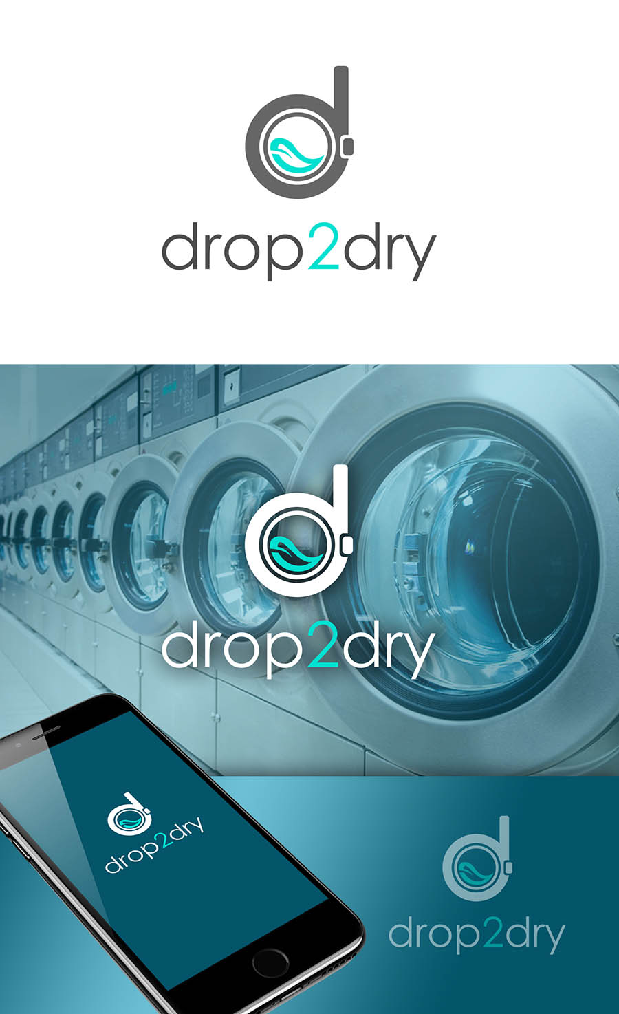 Logo Design by bettyelenauzcategui for Drop2Dry | Design: #14791269