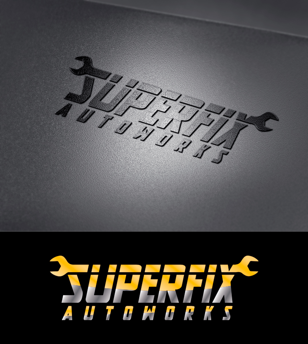 Logo Design by Impressive Sol for SuperFix Autoworks  | Design #14742815