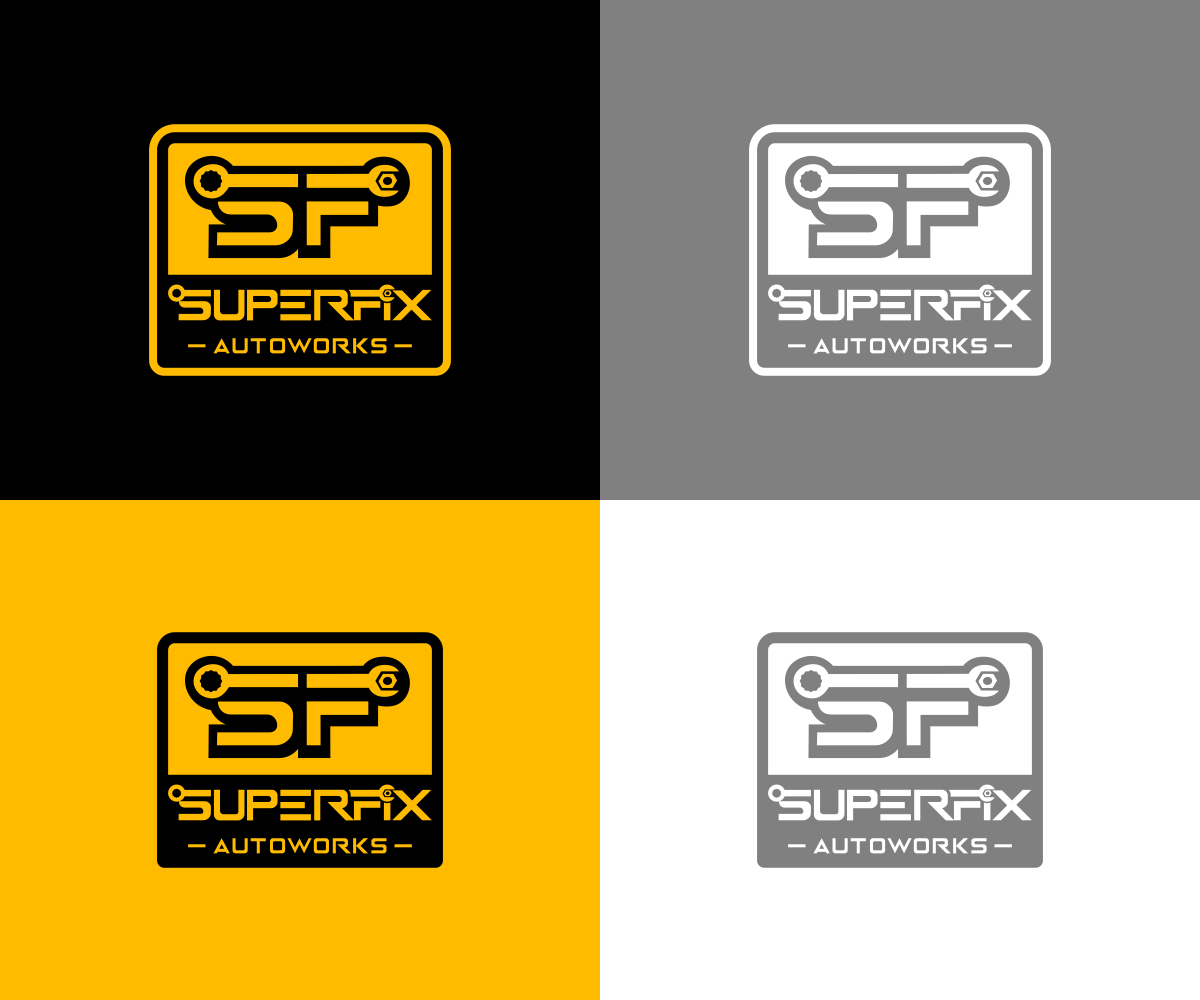 Logo Design by El Ojo creativo for SuperFix Autoworks  | Design #14828654