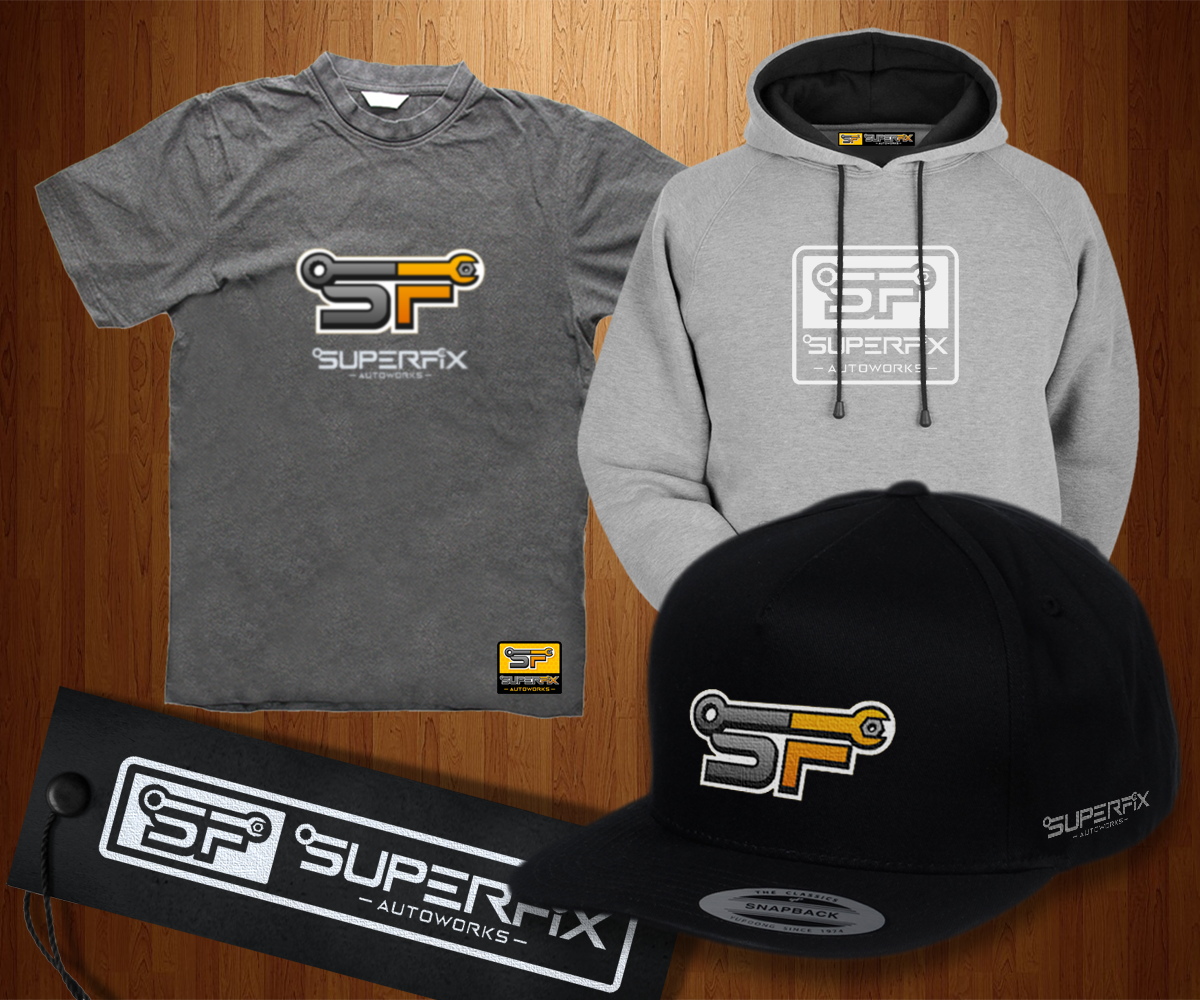 Diseño de Logo por El Ojo creativo para SuperFix Autoworks  | Diseño #14828656