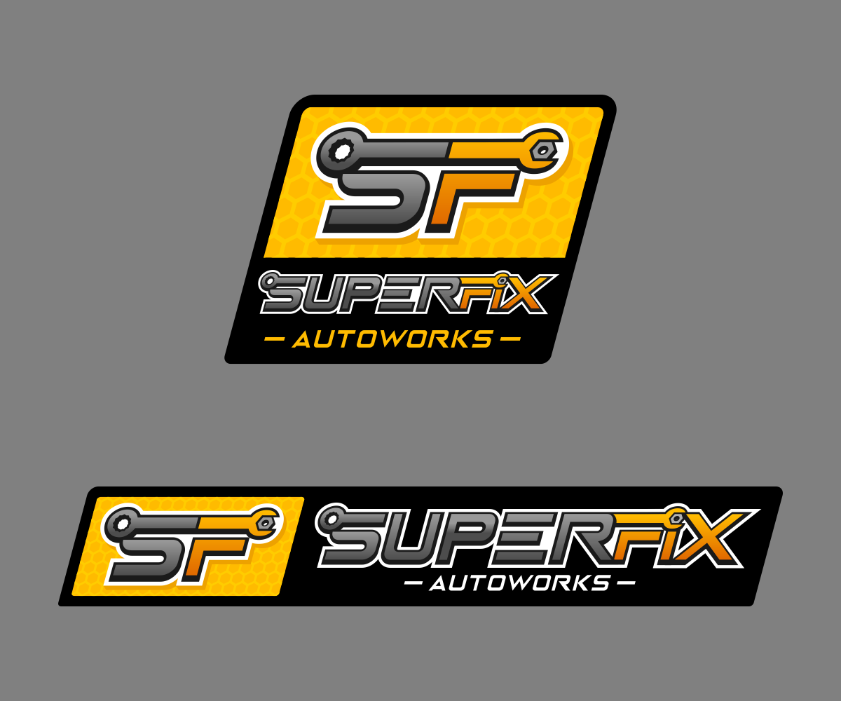 Diseño de Logo por El Ojo creativo para SuperFix Autoworks  | Diseño #14828668