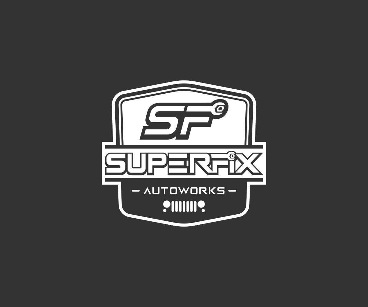 Masculine, Bold, Car Repair Logo Design for Superfix Autoworks by El ...