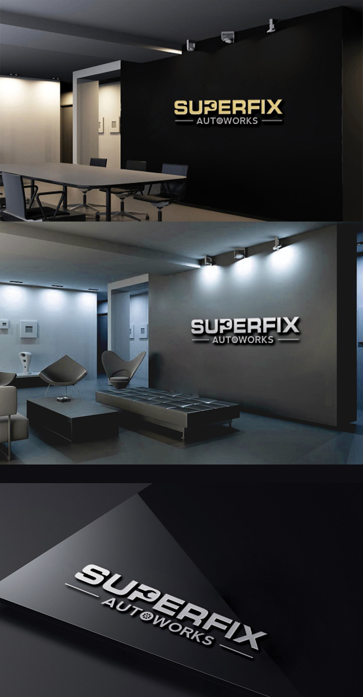 Diseño de Logo por zebronicgraphic para SuperFix Autoworks  | Diseño #14756538