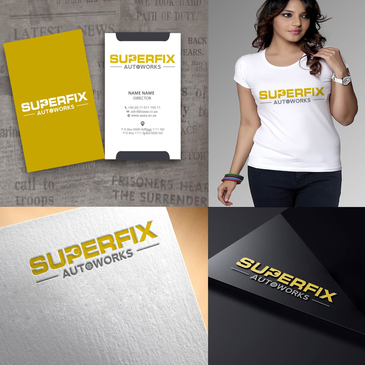 Logo Design by zebronicgraphic for SuperFix Autoworks  | Design #14756539