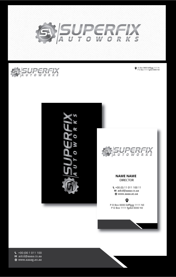 Diseño de Logo por zebronicgraphic para SuperFix Autoworks  | Diseño #14756543