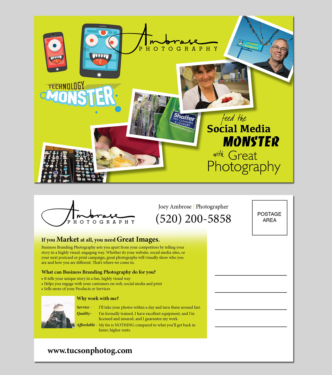 Postcard Design by PAS-CREATIVE for Digital Intuitive LLC | Design #14721917