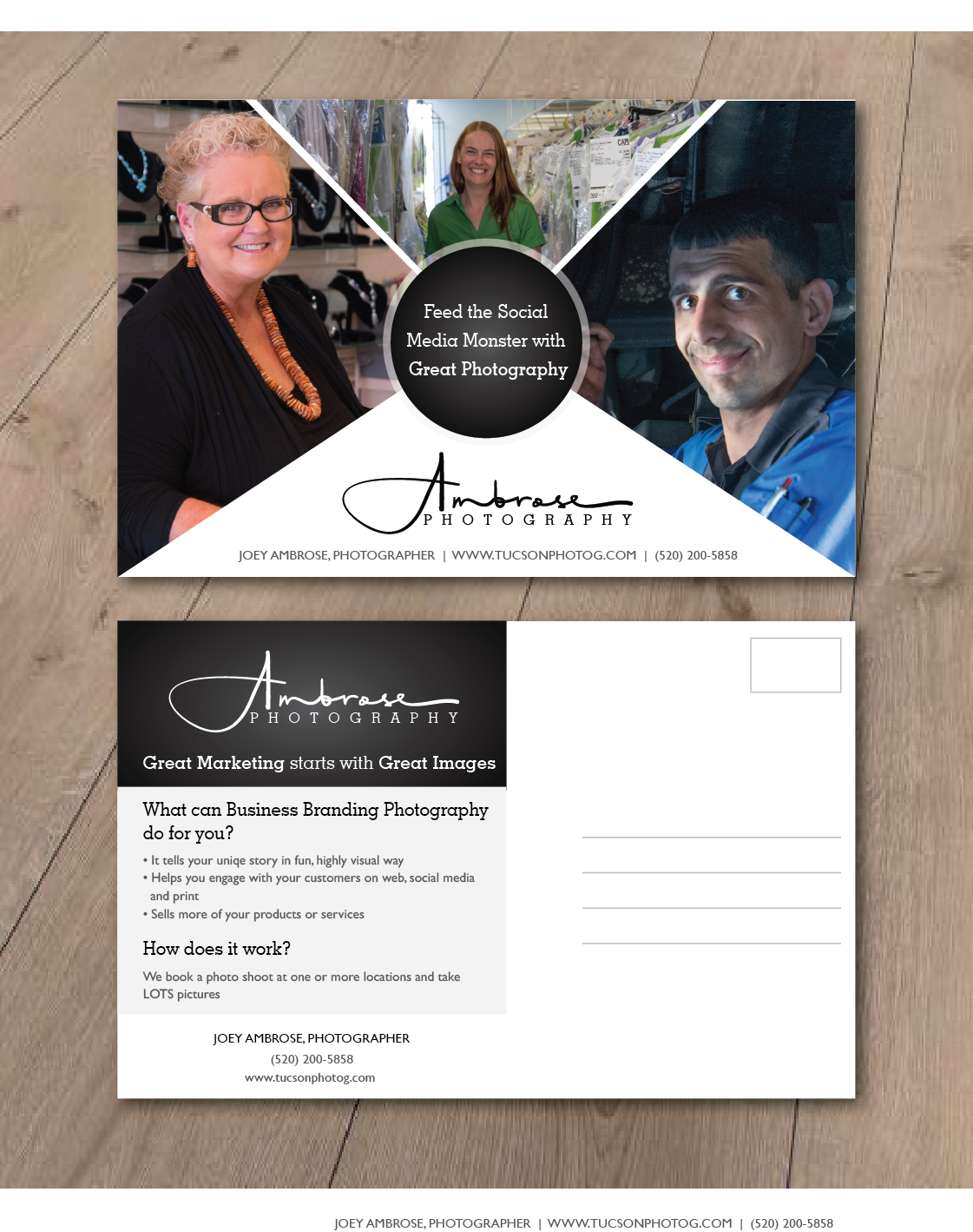 Postcard Design by alex989 for Digital Intuitive LLC | Design #14678026