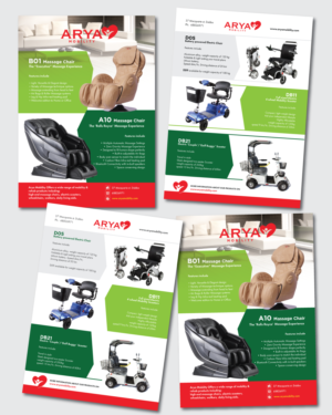 Luxurious but still conservative Brochure design - 2 page A4 double sided