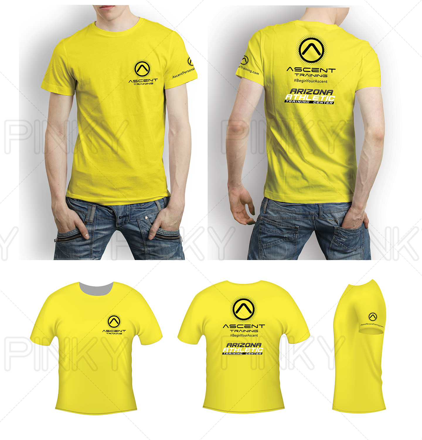 T-shirt Design by Pinky  for Ascent Personal Training | Design #14736442
