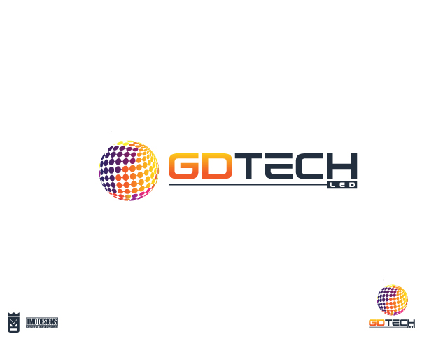 Diseño de Logo por ARTMD para Global Dynamic Technology LLC - LED | Diseño #14703796