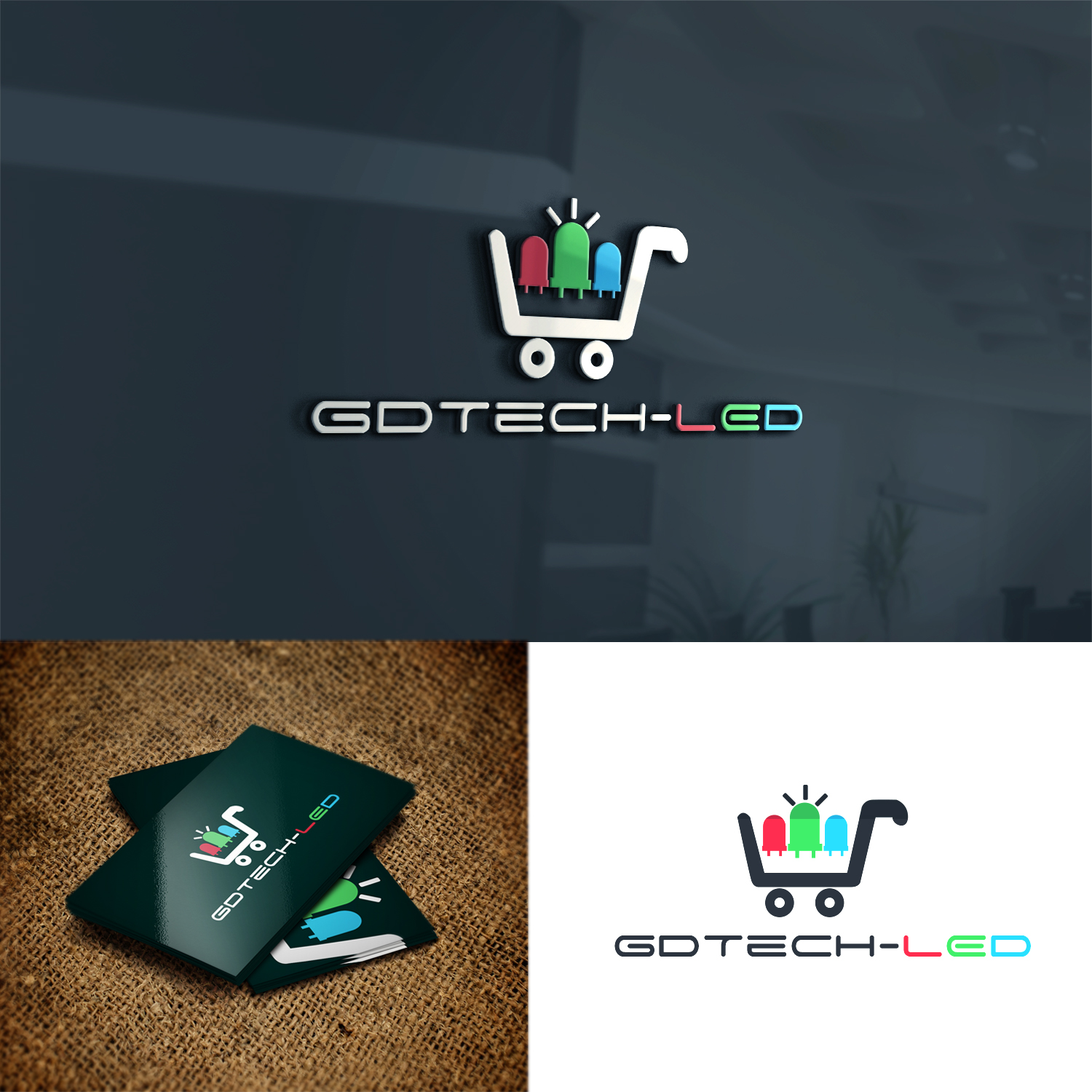 Diseño de Logo por IMD-HUB para Global Dynamic Technology LLC - LED | Diseño #14710018