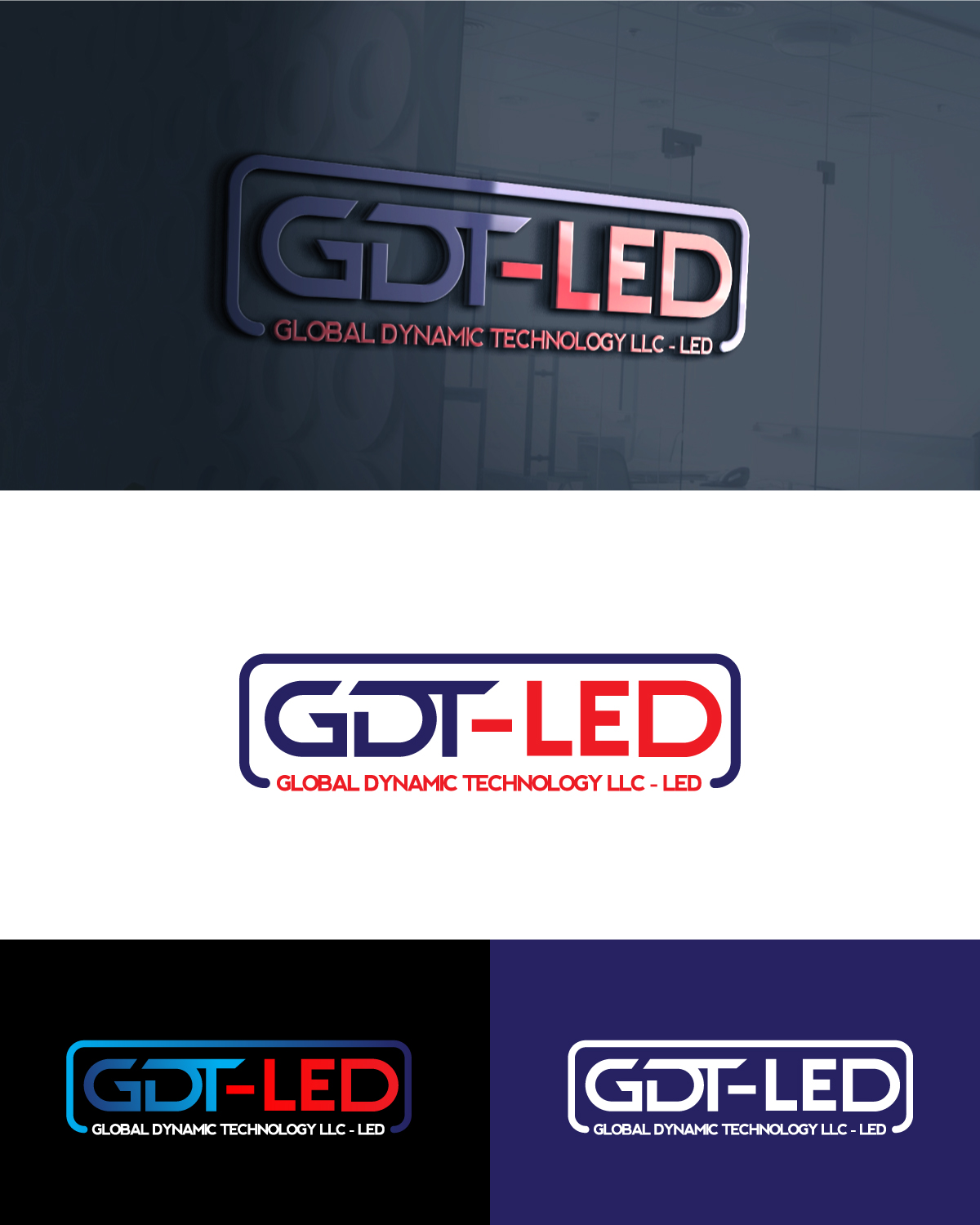 Diseño de Logo por Anekaa para Global Dynamic Technology LLC - LED | Diseño #14721098