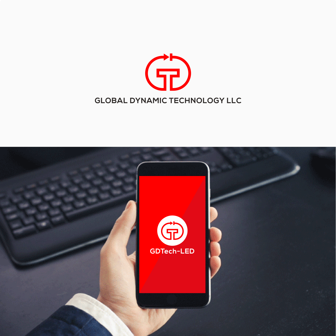 Logo Design by bro wisanggeni for Global Dynamic Technology LLC - LED | Design #14811599