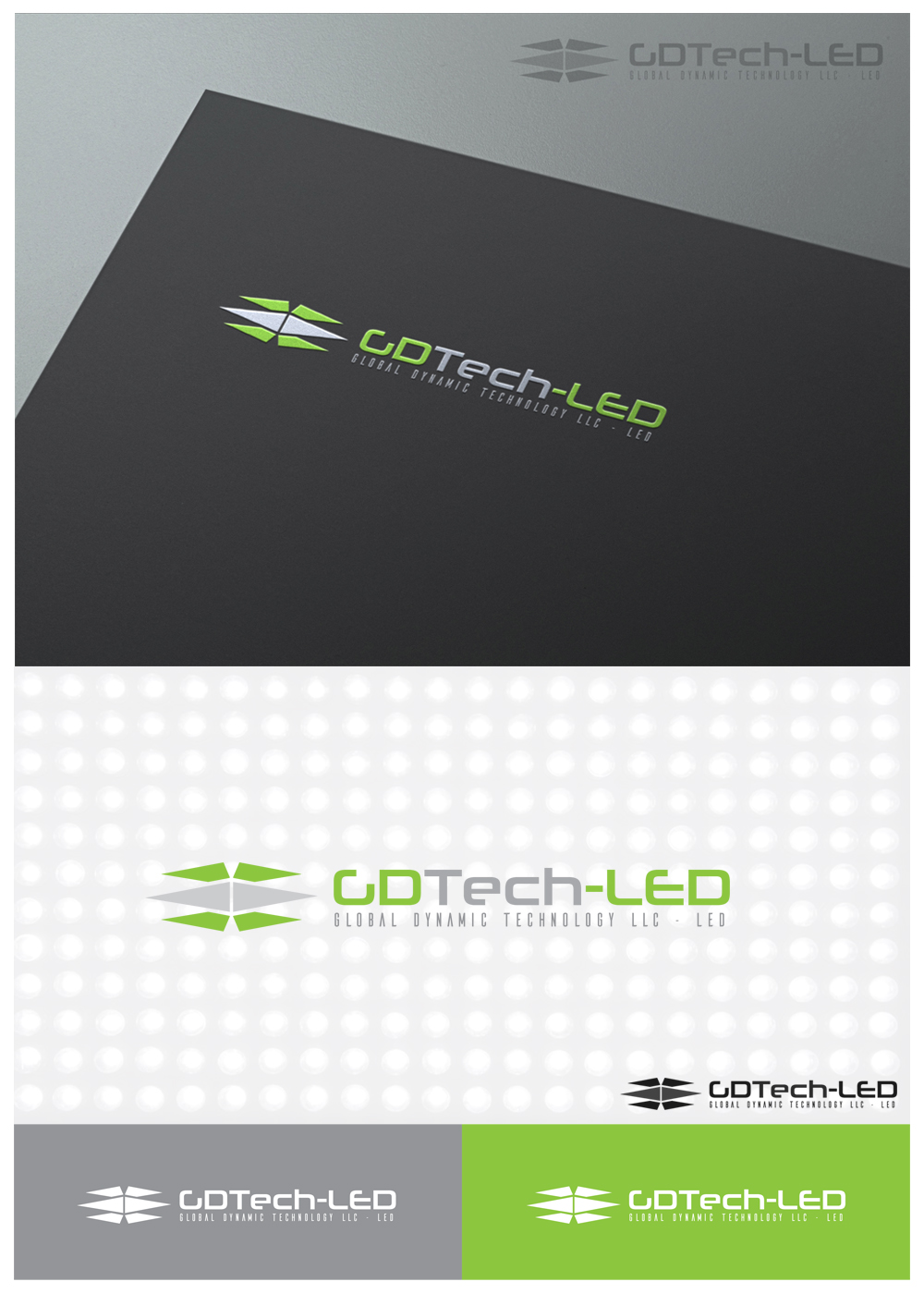Logo Design by goranvisnjic82 for Global Dynamic Technology LLC - LED | Design #14710000