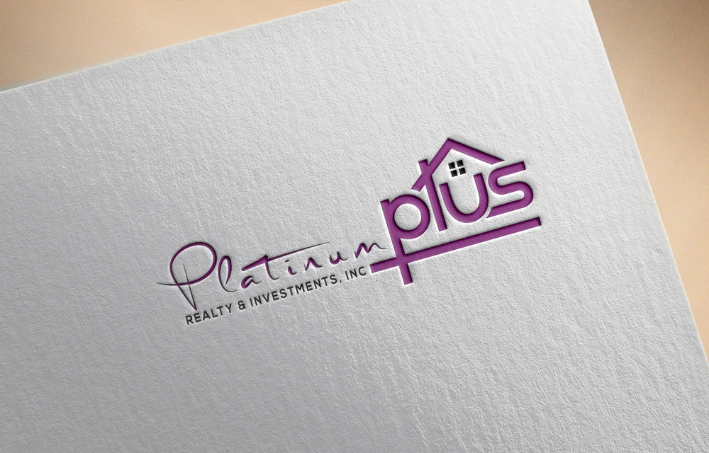 Logo Design by A S design @ for Platinum Plus Realty & Investments, Inc | Design #14695802