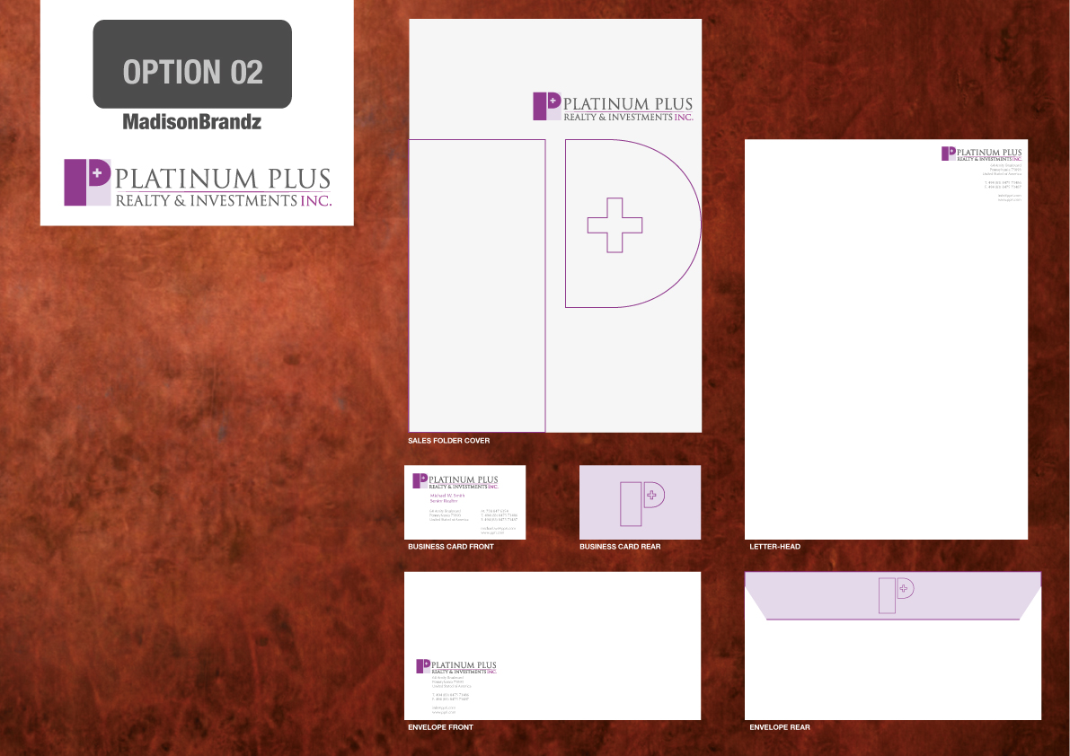 Logo Design by Madison Brandz for Platinum Plus Realty & Investments, Inc | Design #14788187