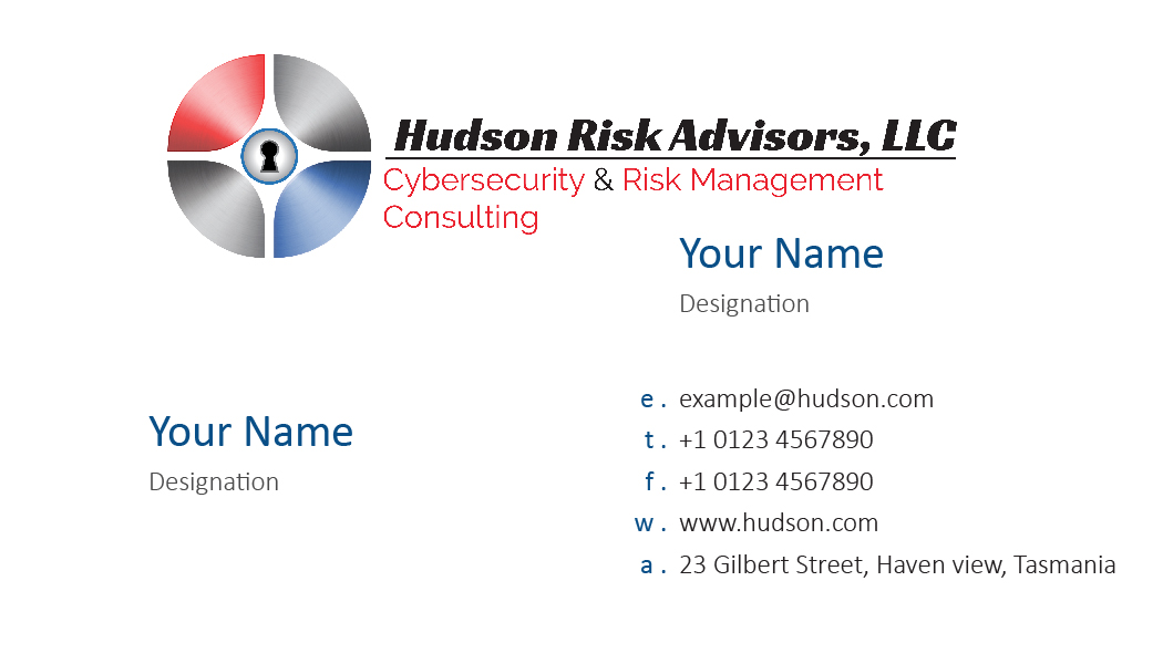 Logo Design by iNodes for Hudson Risk Advisoirs, LLC | Design #14756920