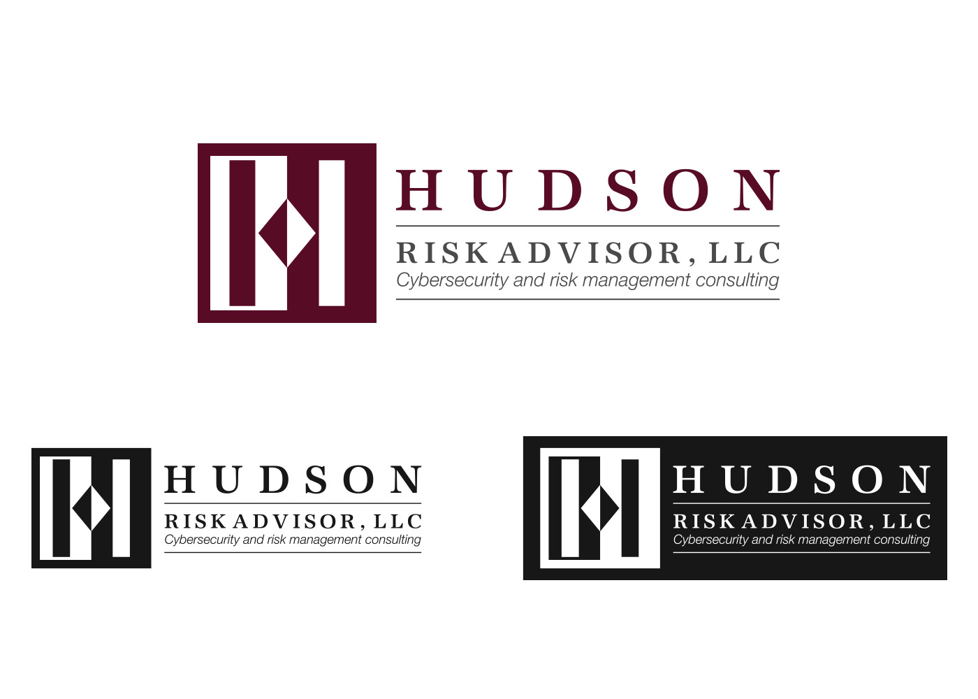 Logo Design by Rim Realistic for Hudson Risk Advisoirs, LLC | Design #14748404