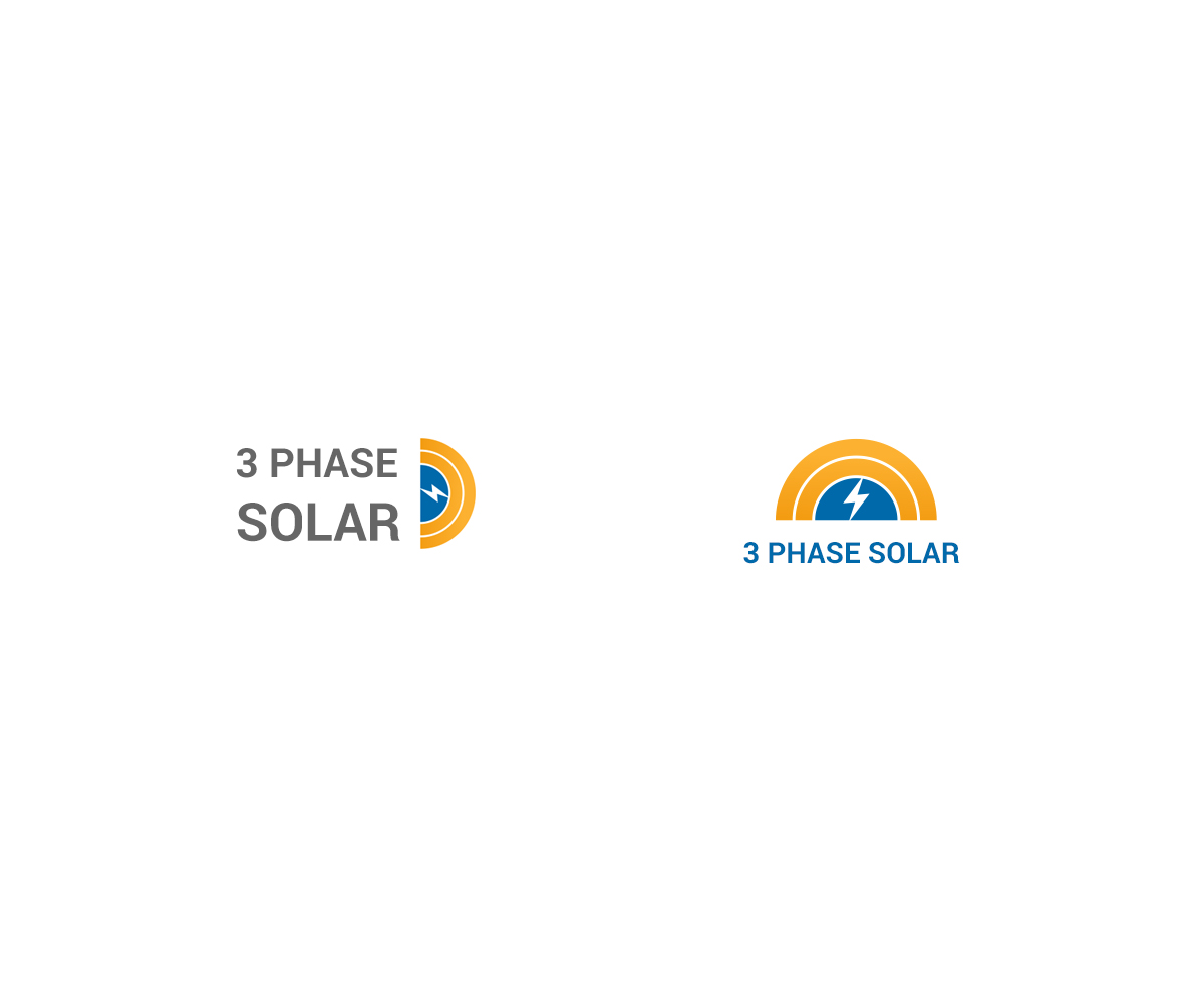 Logo Design by Mr.Johnny for 3 Phase Solar | Design #14710904