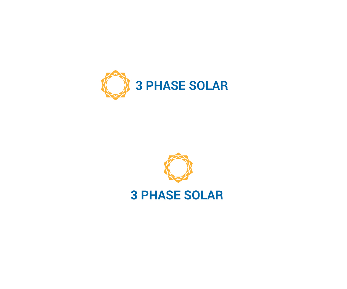 Logo Design by Mr.Johnny for 3 Phase Solar | Design #14710906