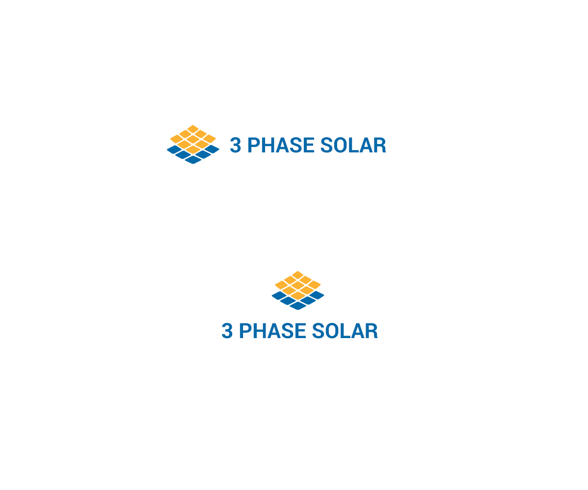 Logo Design by Mr.Johnny for 3 Phase Solar | Design #14710907