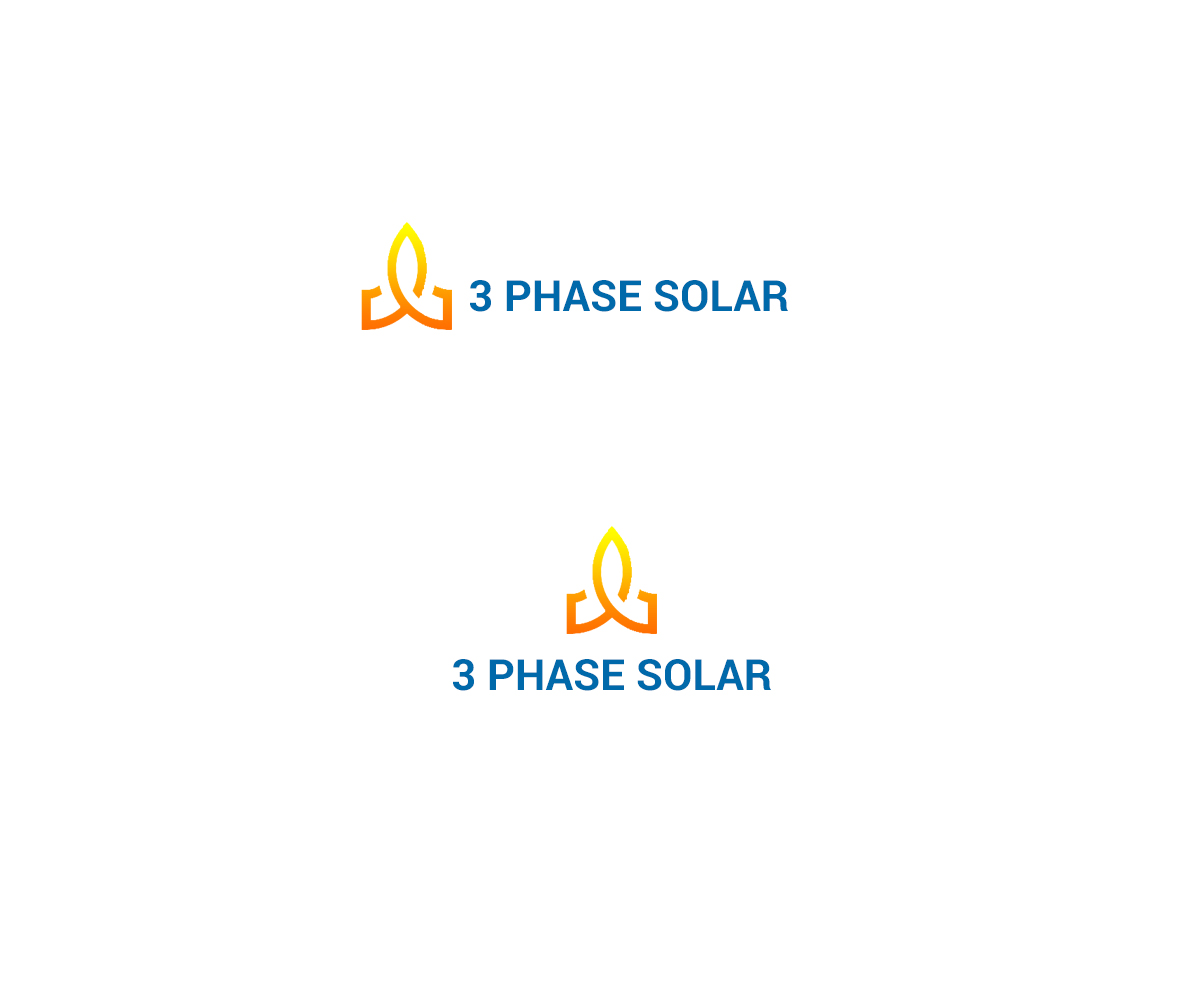 Logo Design by Mr.Johnny for 3 Phase Solar | Design #14710908