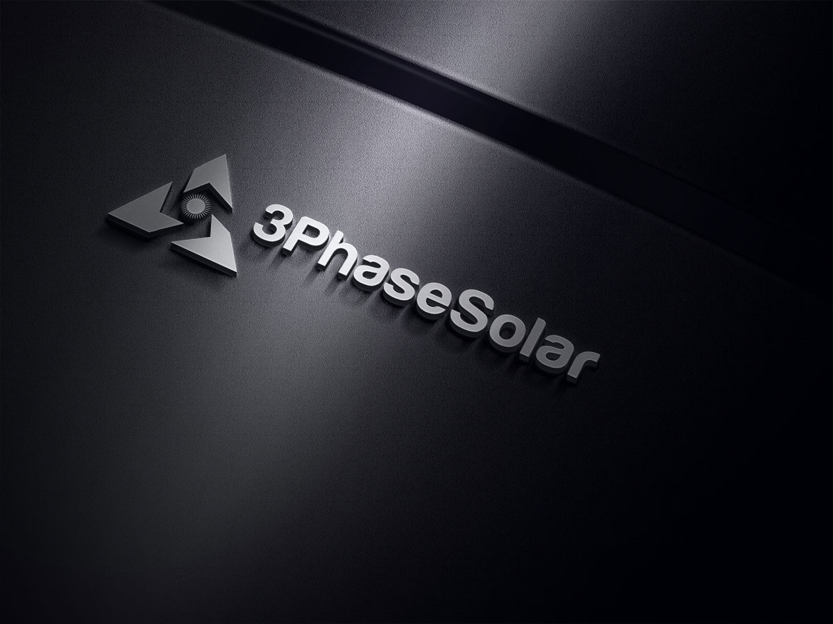 Logo Design by Atec for 3 Phase Solar | Design #14698255