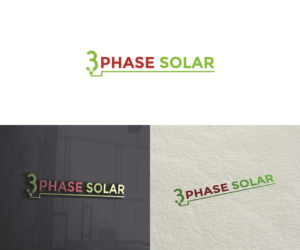 Logo Design by eMARK for 3 Phase Solar | Design: #14722498