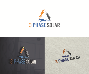 Logo Design by eMARK for 3 Phase Solar | Design: #14722499