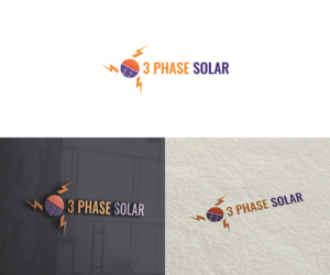 Logo Design by eMARK for 3 Phase Solar | Design: #14722501