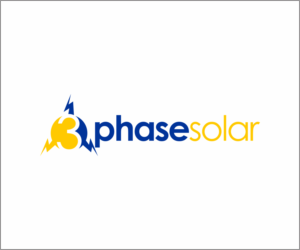 Logo Design by Khalik for 3 Phase Solar | Design: #14703813