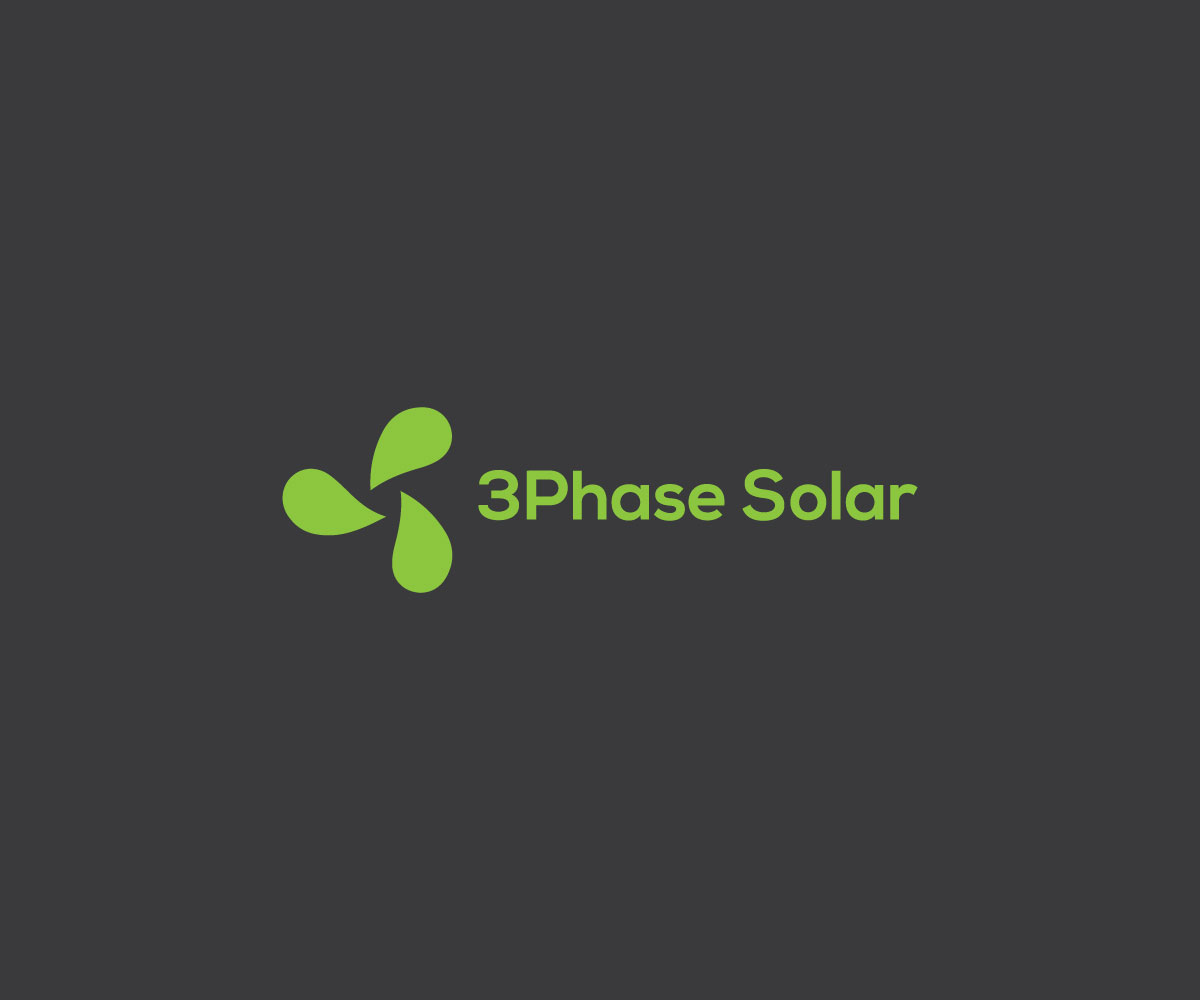 Logo Design by Runner247 for 3 Phase Solar | Design #14704888