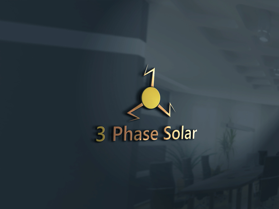 Logo Design by Top king  designer for 3 Phase Solar | Design #14689651
