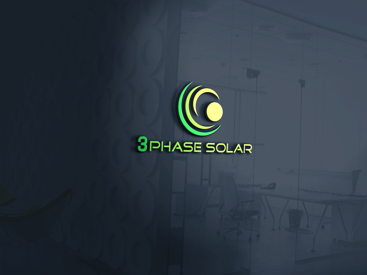Logo Design by shgshikder5 for 3 Phase Solar | Design #14689955