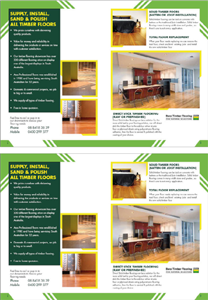 Diseño de Brochure por ReverieLab para AAA.Professional Floors | Diseño: #579582