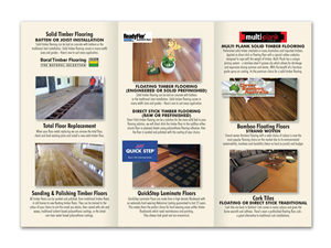 Brochure Design by Katie Little for AAA.Professional Floors | Design: #575929