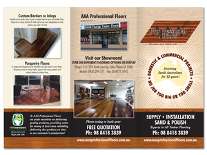 Brochure Design by Katie Little for AAA.Professional Floors | Design: #580569