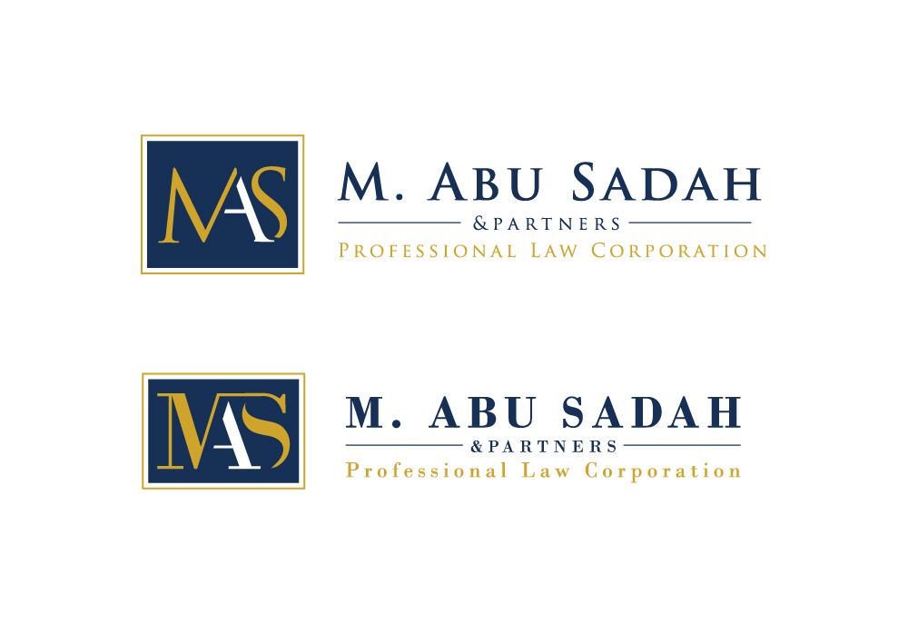 Logo Design by Veronica Dan for Muhammad Abu Sadah & Partners A Professional Law Corporation  | Design #14760760