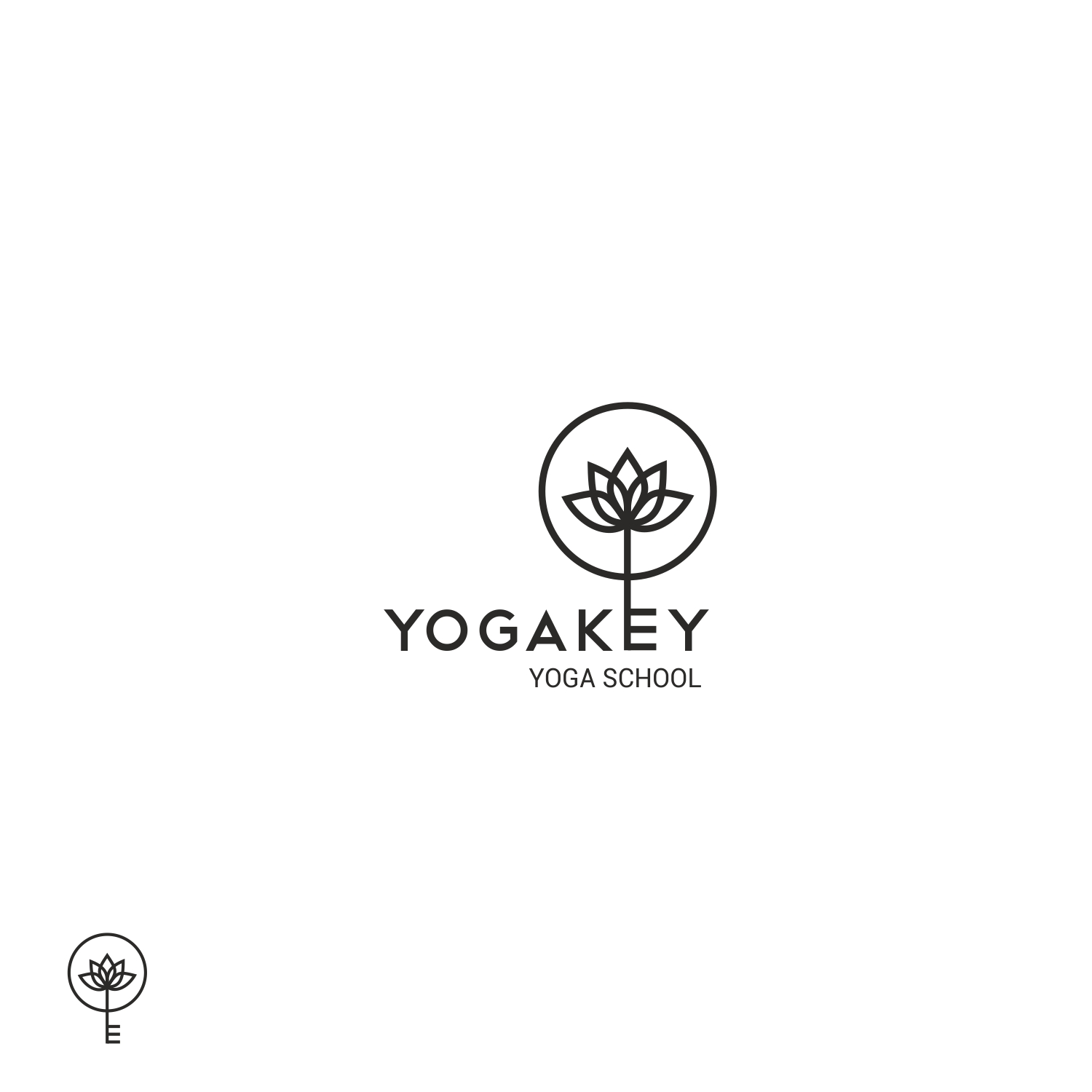 Logo Design by SRJ for yogakey | Design #14696692